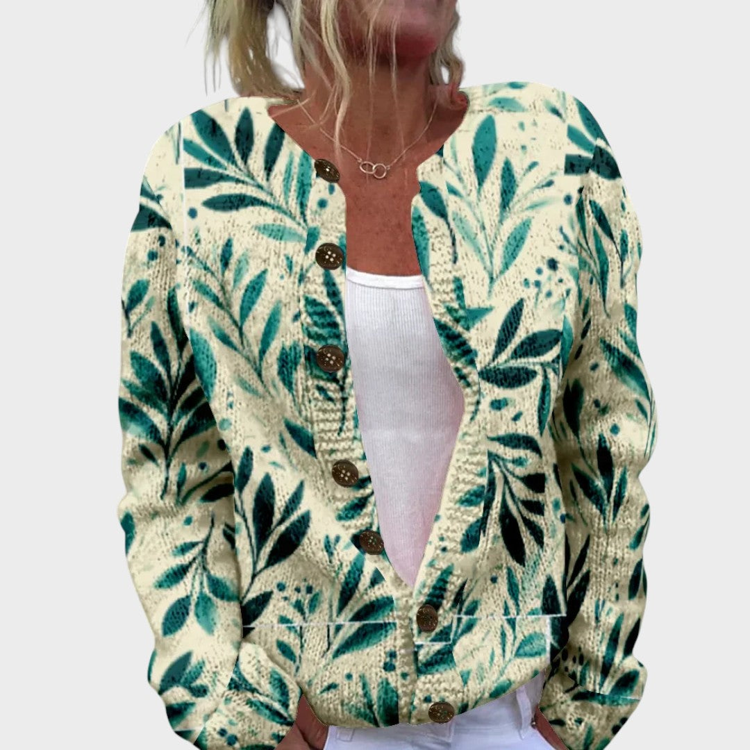 Ginevra | Cardigan s botanickým vzorem