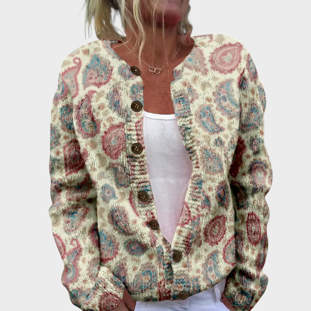 Simona | Cardigan s motivem Paisley