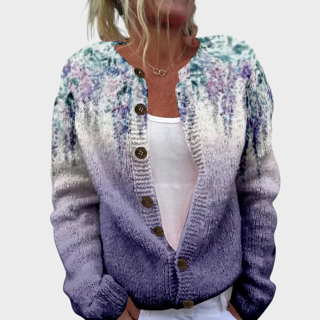 Alessia | Cardigan s květinovým vzorem