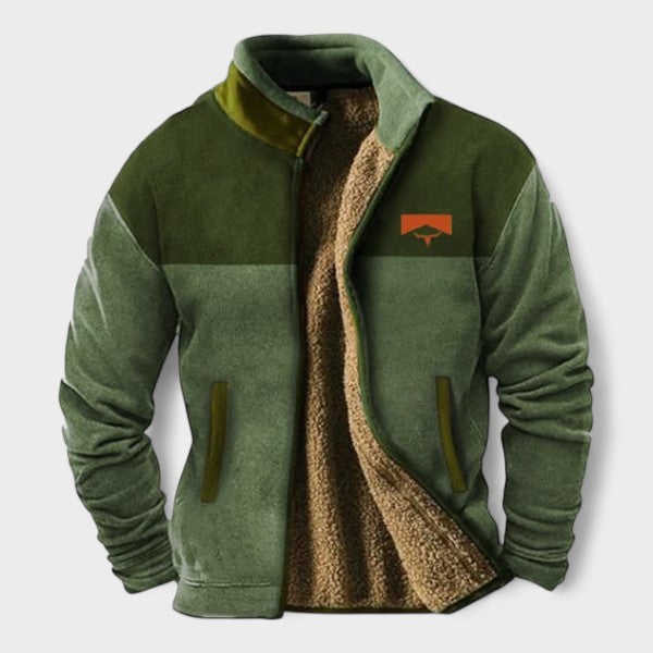 Jan - Dvoubarevná bunda na zip – fotografie 2