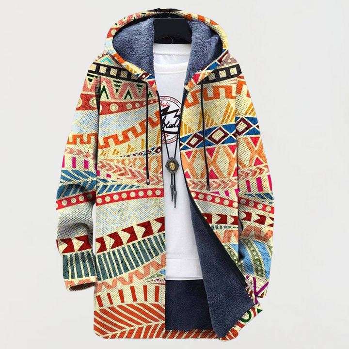 Charlie | Manteau Fusion s Etnickými Vzory