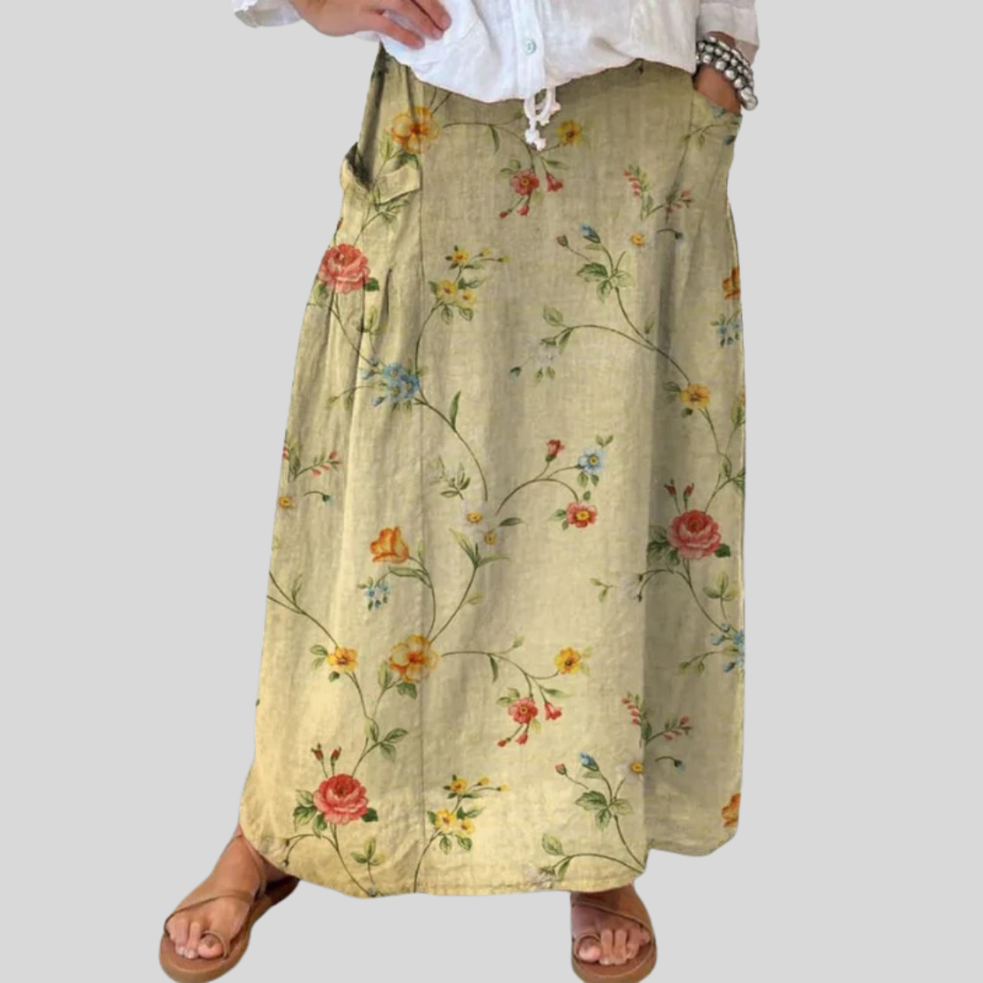 Marie | Lehká vzorovaná sukně