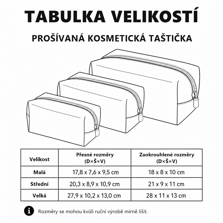 Prošívaná kosmetická taštička s ovečkami NCU0VT287