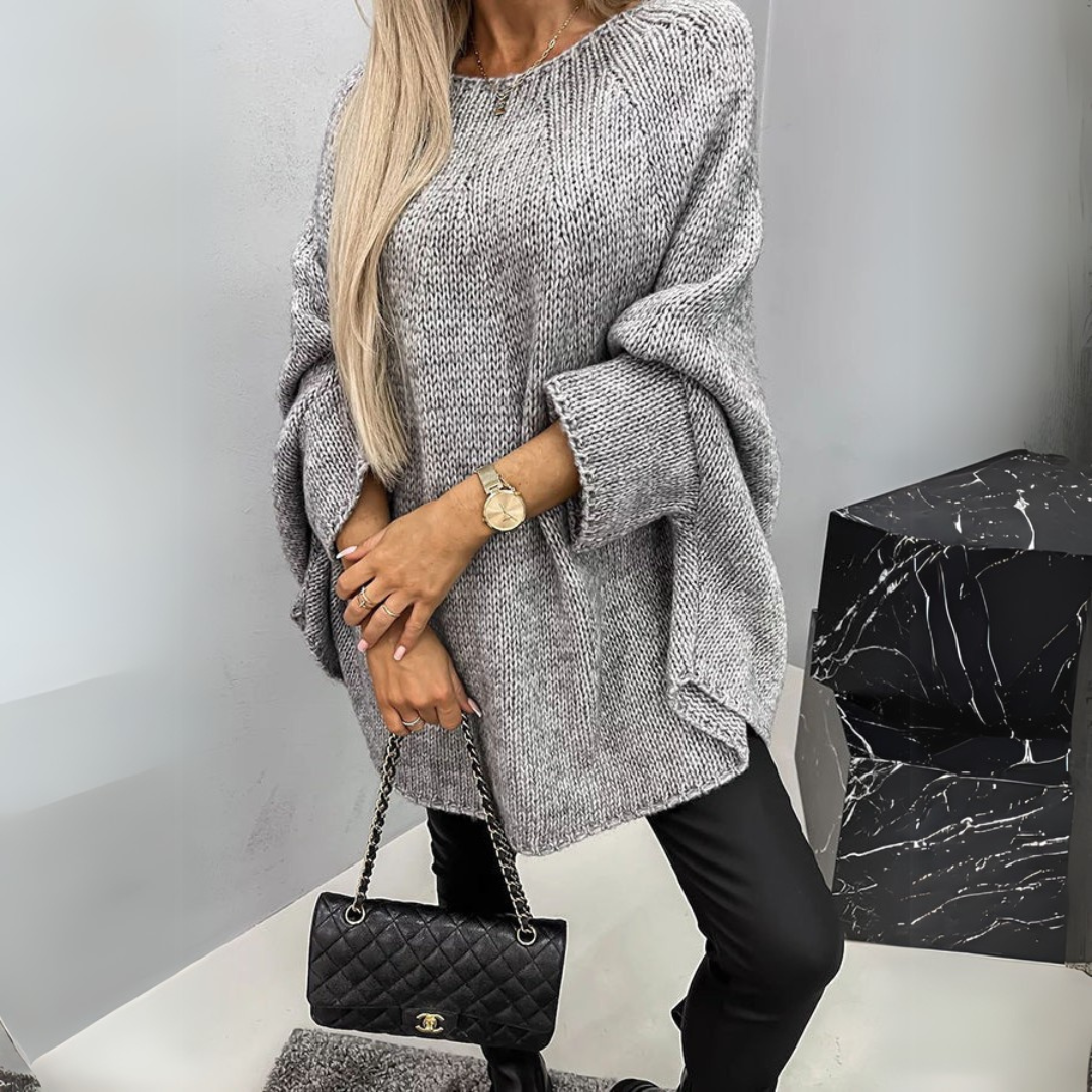 Dana | Elegantní dámský svetr s kulatým výstřihem