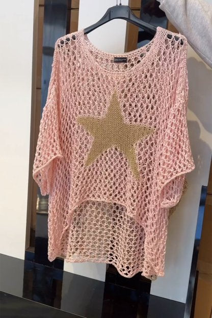 Jarmila | Elegantní pletený svetr s hvězdou