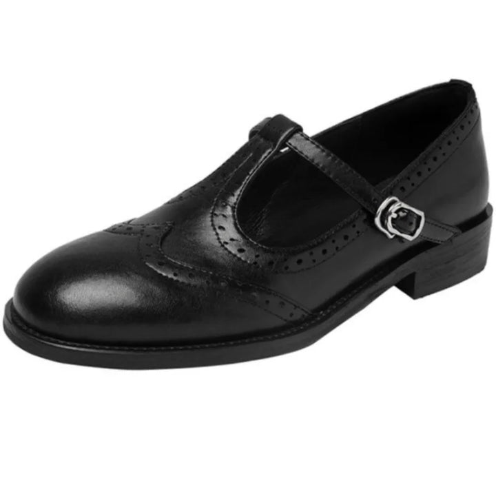 Anežka | Elegantní dámské boty s páskem do T
