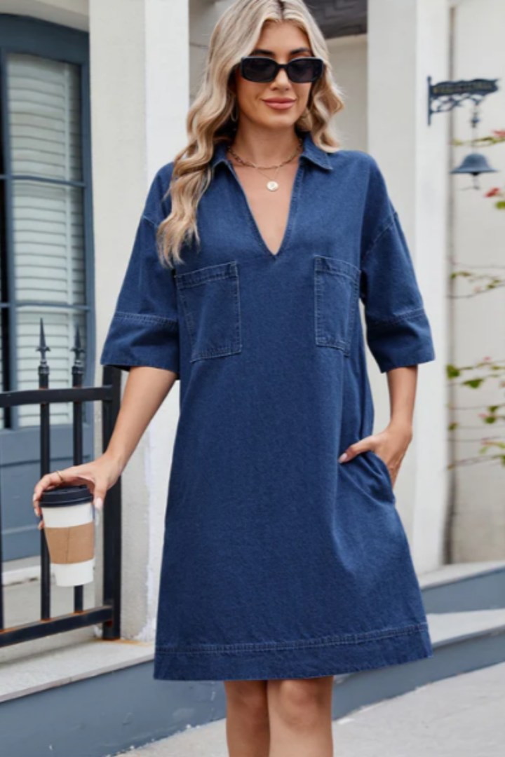 Luisa | Džínové šaty v ležérním stylu