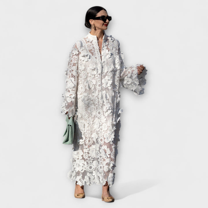 Julie | Elegantní bílé krajkové šaty