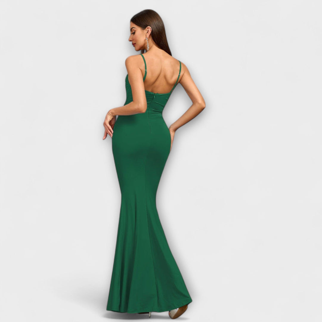 Kateřina | Elegantní dlouhé šaty s volány