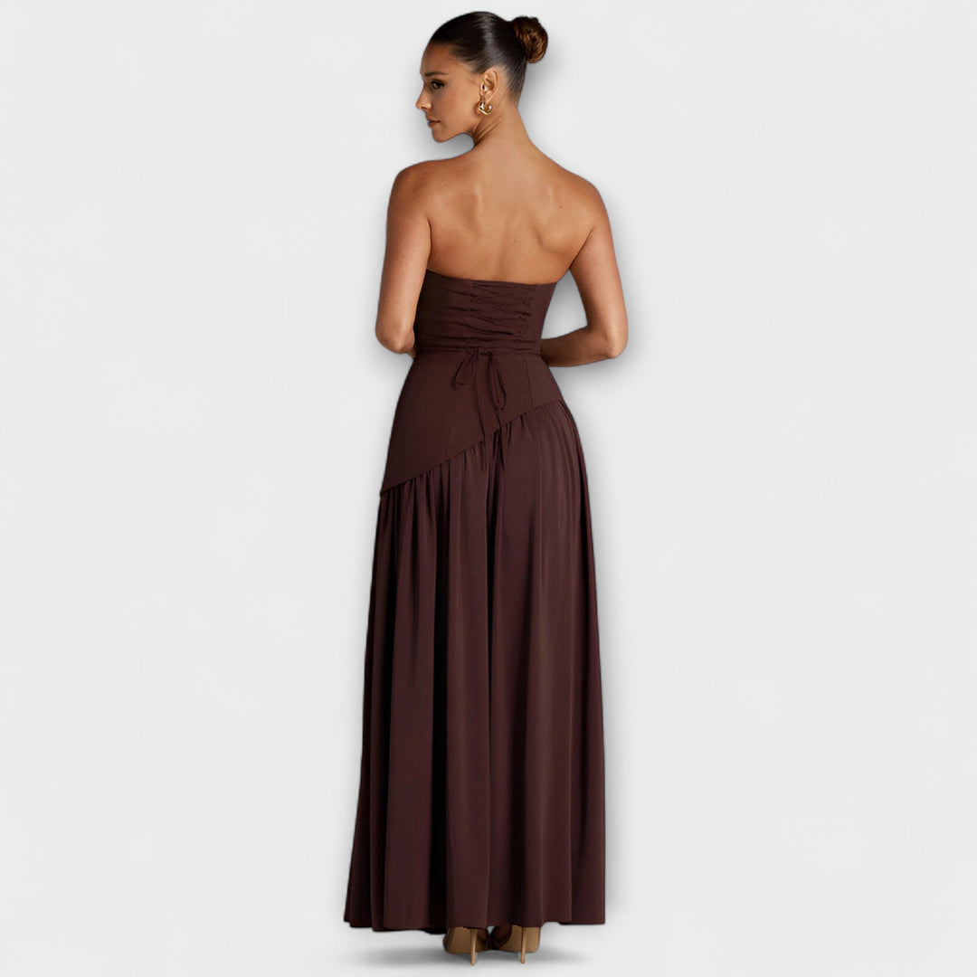 Marta | Elegantní černobílé maxi šaty