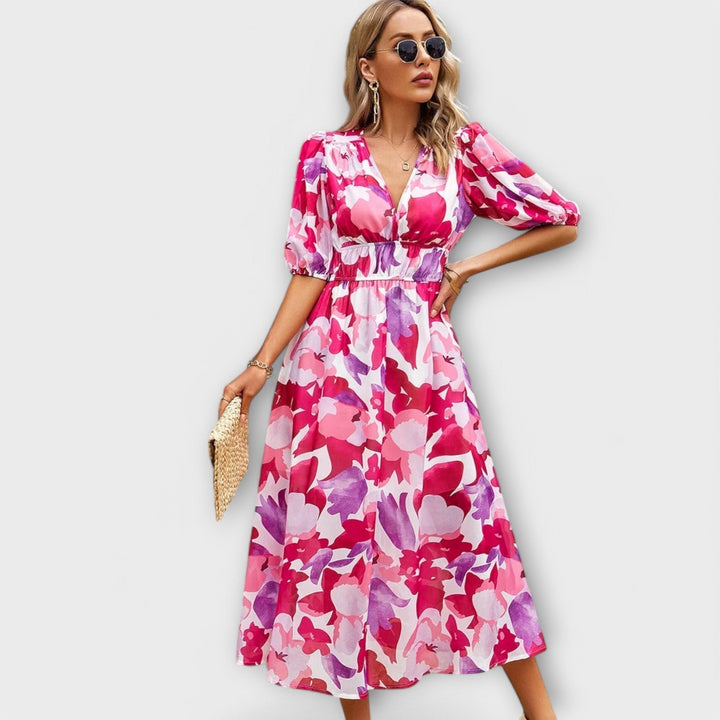 Inés | Elegantní midi šaty