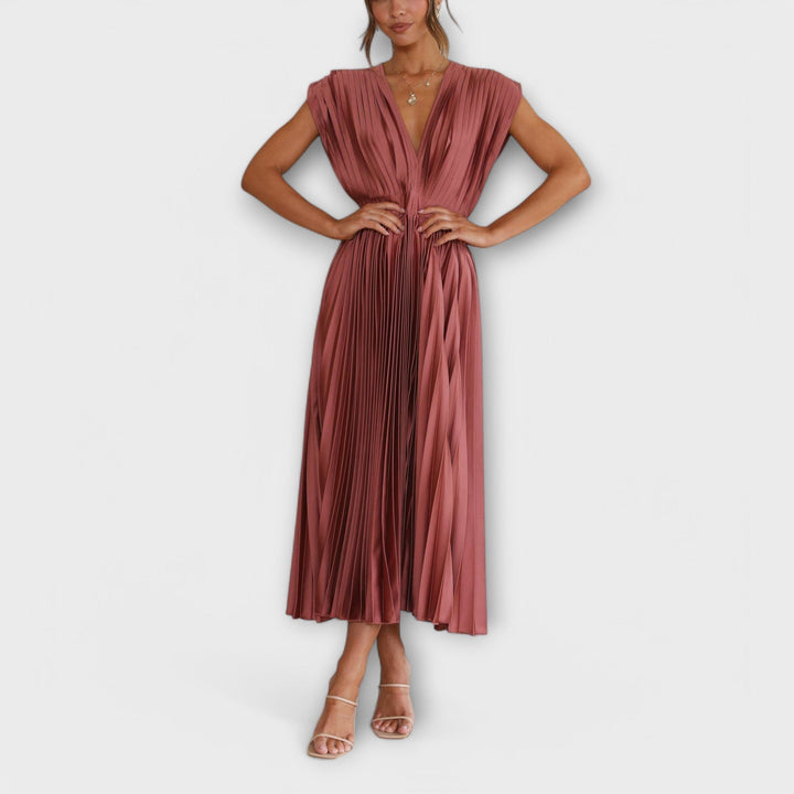 Amálka | Elegantní plisované šaty