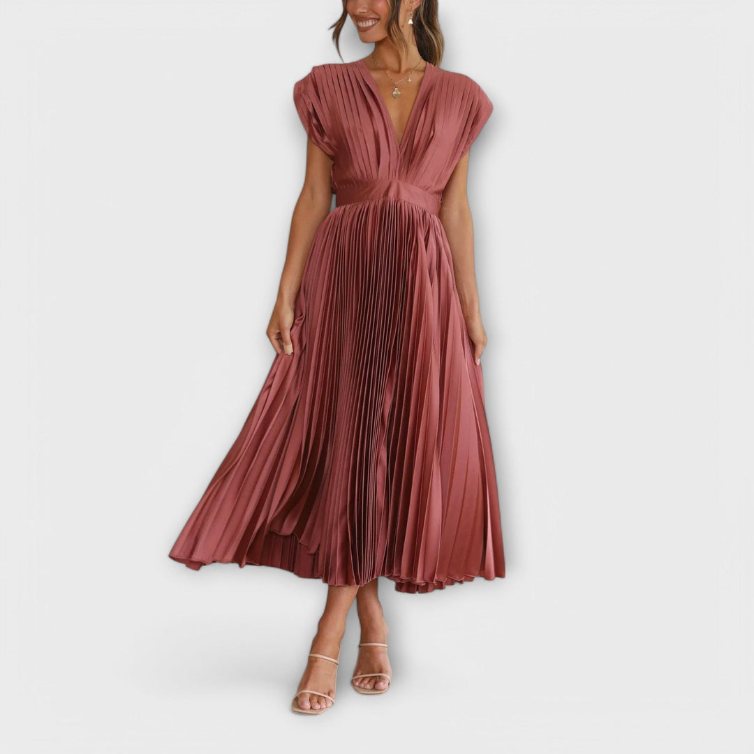 Amálka | Elegantní plisované šaty