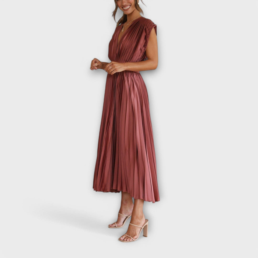 Amálka | Elegantní plisované šaty