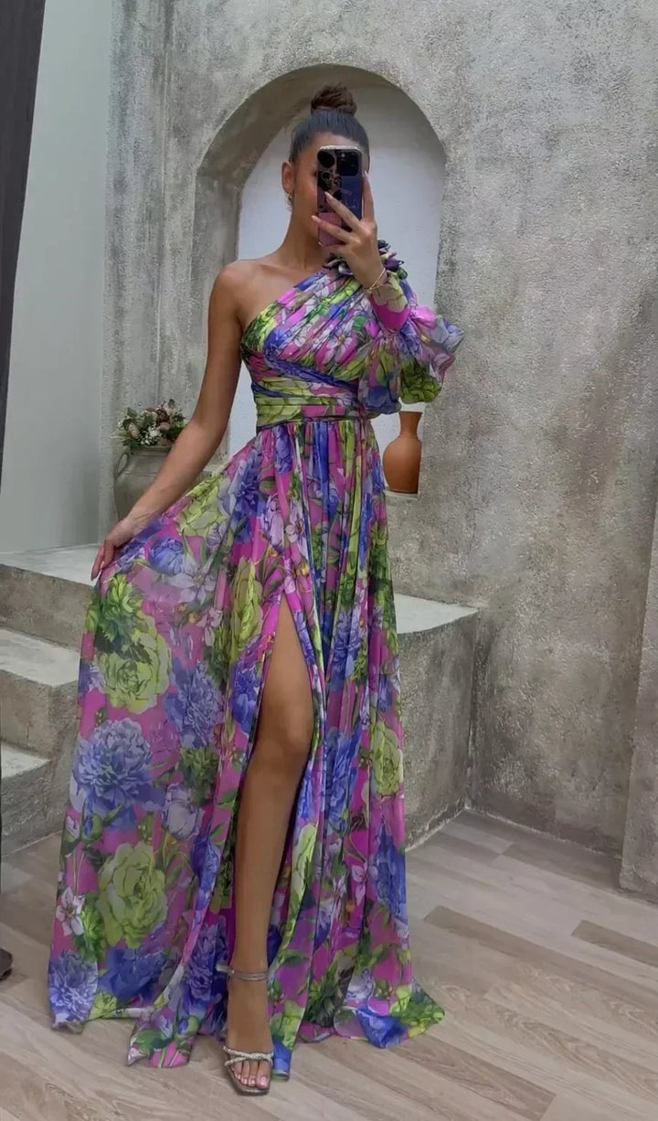 Drahomíra | Elegantní splývavé šaty