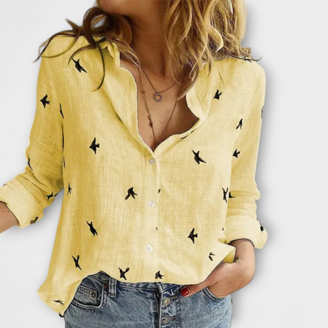 Anna | Elegantní halenka s dlouhým rukávem