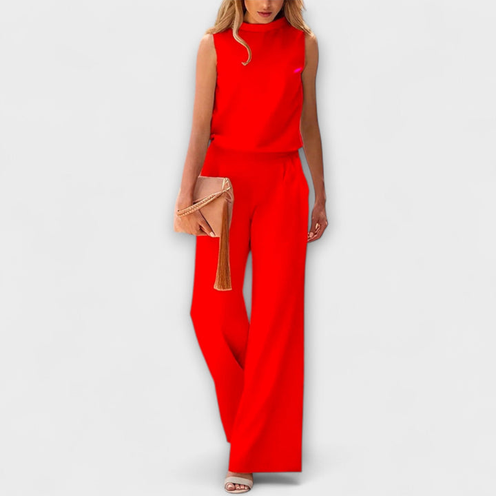 Matylda | Splývavé kalhoty a minimalistický dámský top