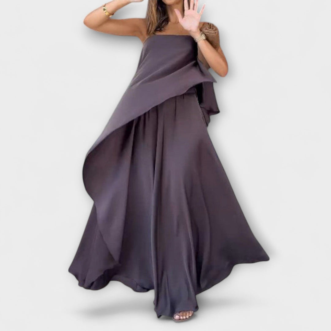 Agáta | Elegantní souprava bandeau topu a sukně