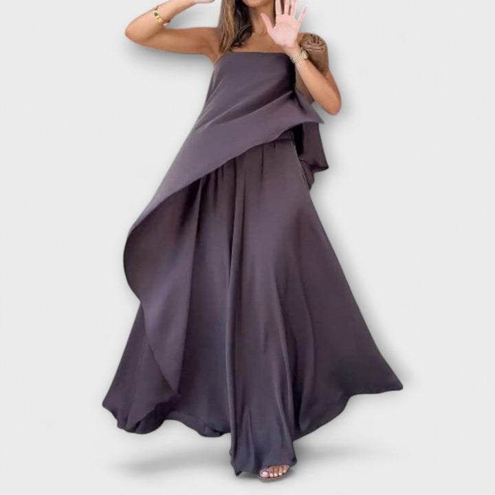 Agáta | Elegantní souprava bandeau topu a sukně