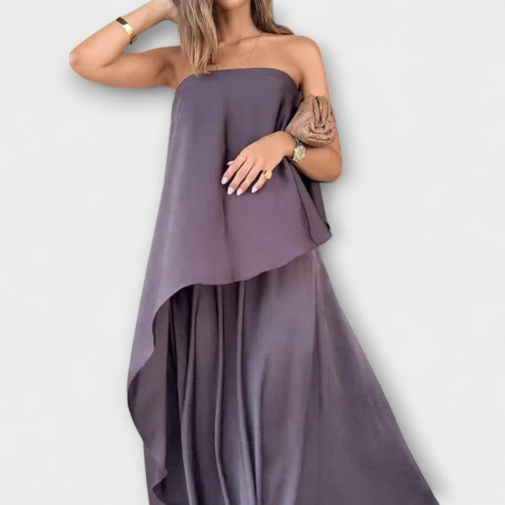 Agáta | Elegantní souprava bandeau topu a sukně
