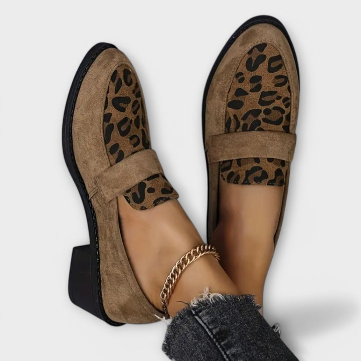 Viola | Elegantní dámské boty s leopardím potiskem