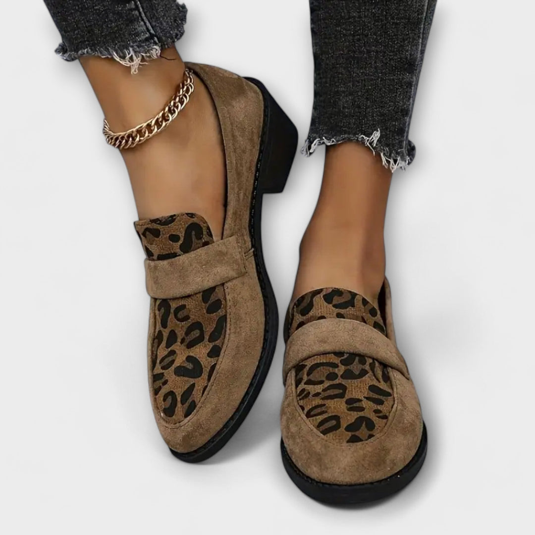 Viola | Elegantní dámské boty s leopardím potiskem
