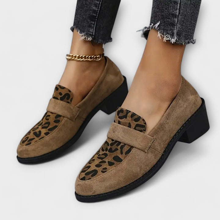 Viola | Elegantní dámské boty s leopardím potiskem