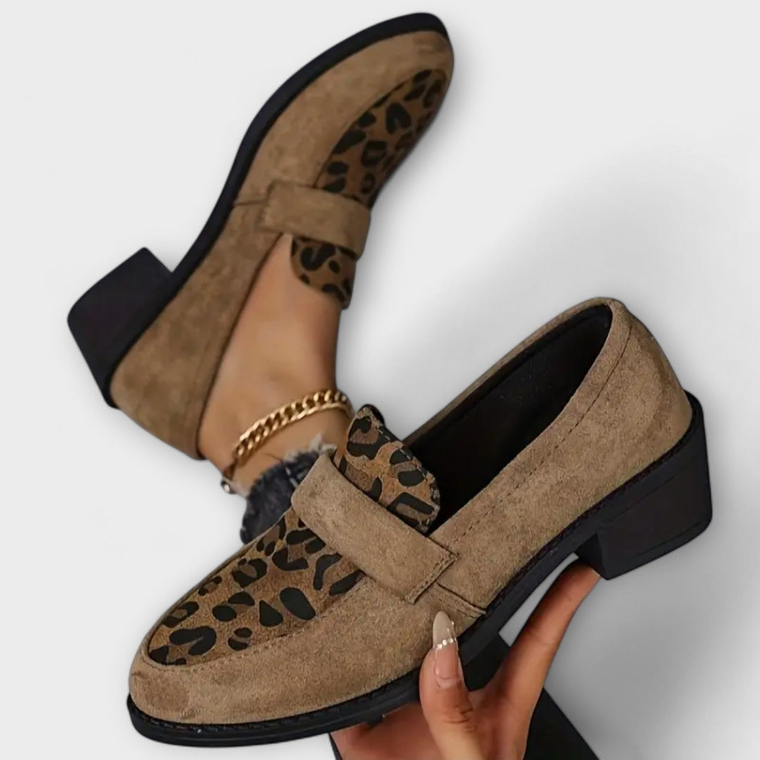 Viola | Elegantní dámské boty s leopardím potiskem