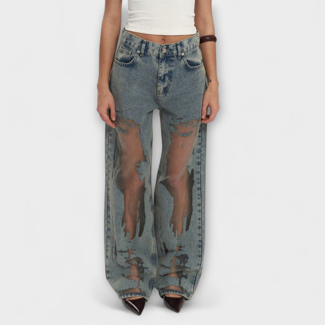 Kristýna | Džíny Trixie ze světle modrého denimu