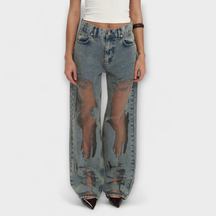 Kristýna | Džíny Trixie ze světle modrého denimu