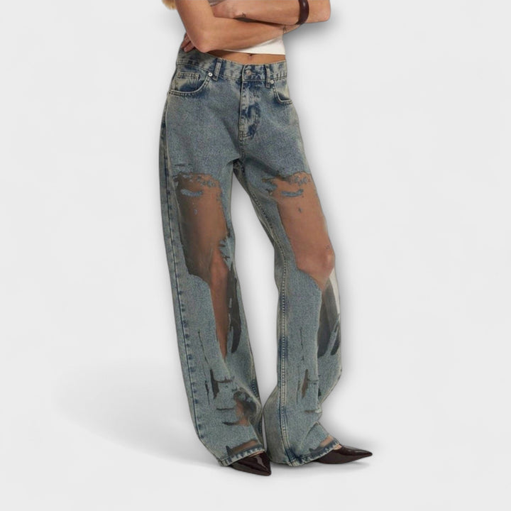 Kristýna | Džíny Trixie ze světle modrého denimu