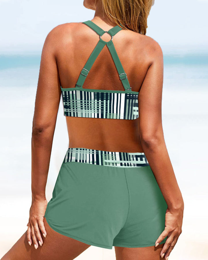 Simona | Žebrované bikiny s vysokým pasem
