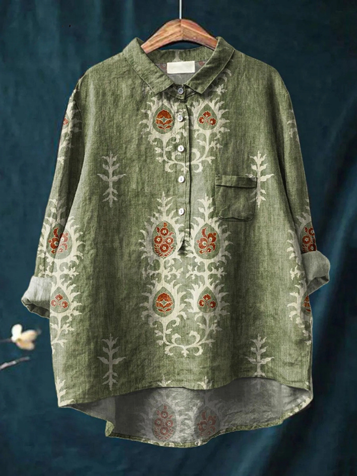 Růžena | Halenka s etnicky inspirovanými vintage květy