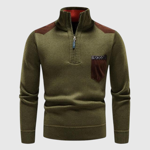 Svatopluk | Vlněný svetr na zip
