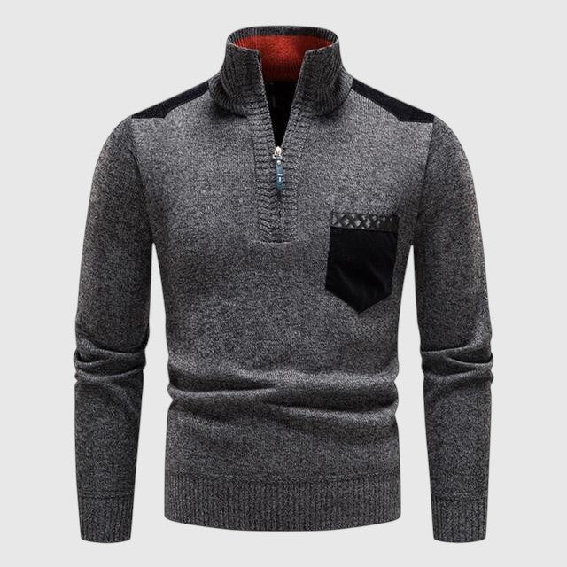 Svatopluk | Vlněný svetr na zip