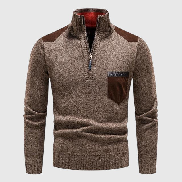 Svatopluk | Vlněný svetr na zip
