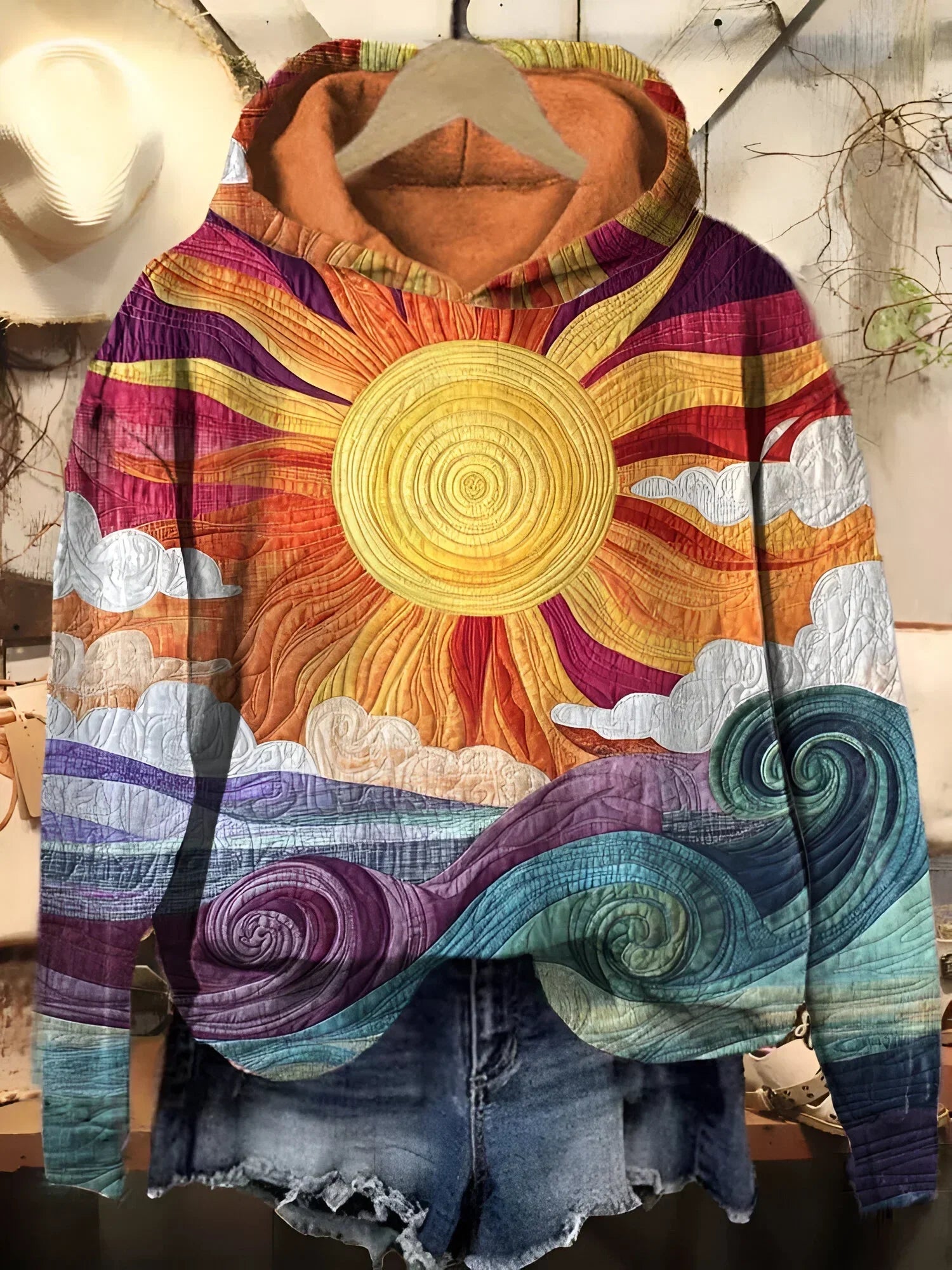 Indy | Retro Sunbeam Hoodie